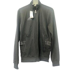 Adidas Unisex Black Tan Club‎ HJK Jacket Sm Sports Soccer Basketball Track Coat